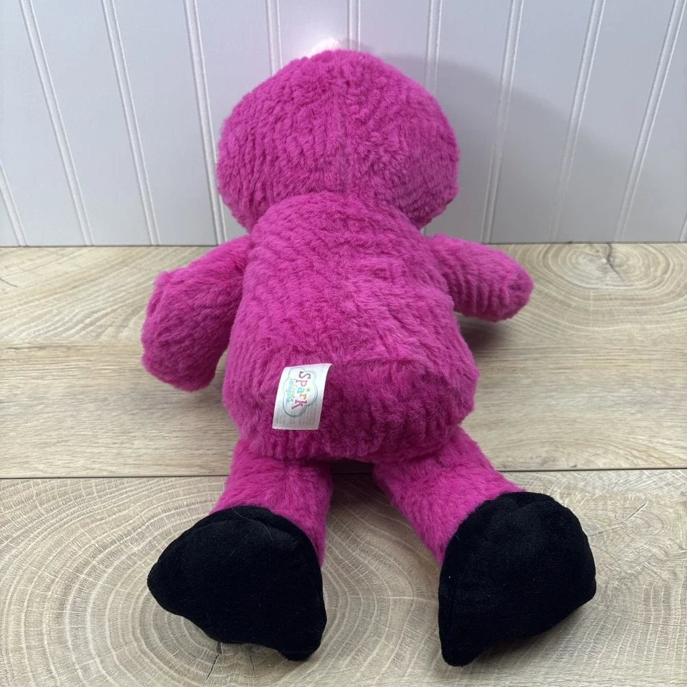 Spark Create Imagine Pink Flamingo Bird Plush Stuffed Animal Baby Rattle Crinkle
